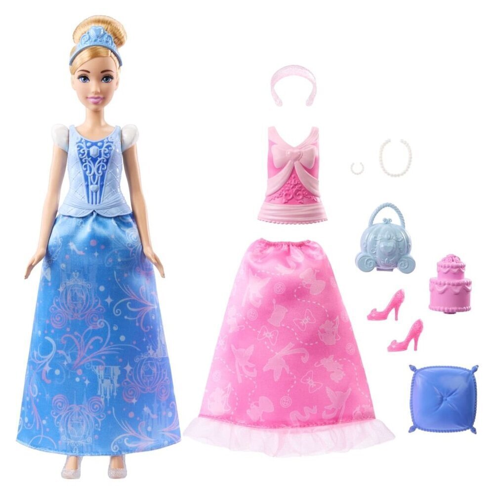 Cinderella Disney Princess 2-in-1 Stories Fashion Doll 2 Distinct Looks - Picture 2 of 10
